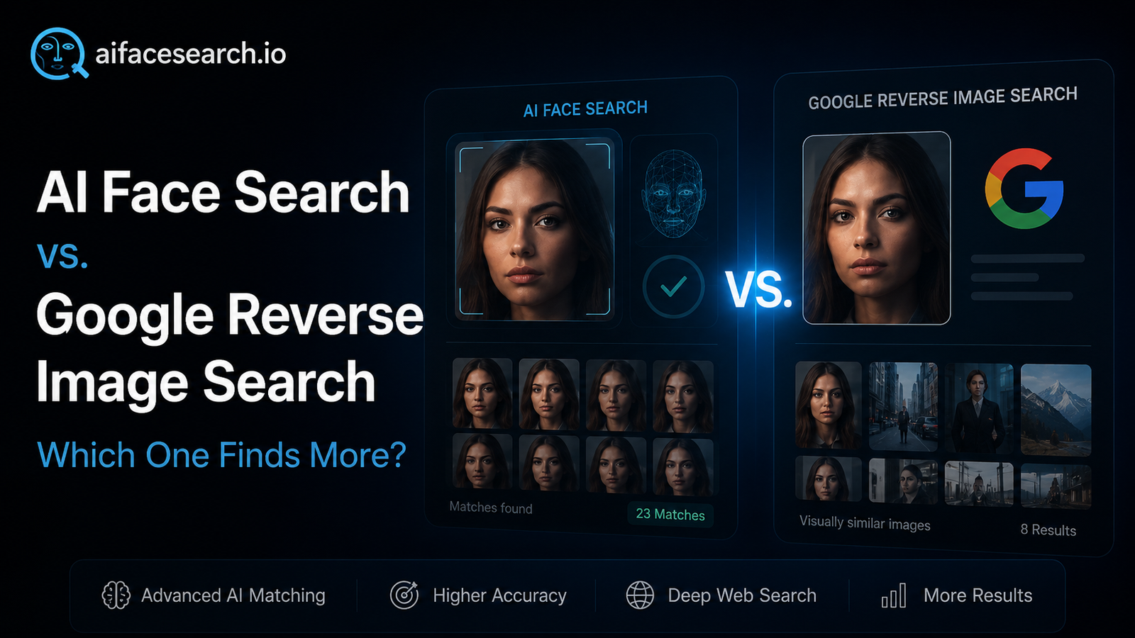 AI Face Search vs. Google Reverse Image Search: What’s the Difference?