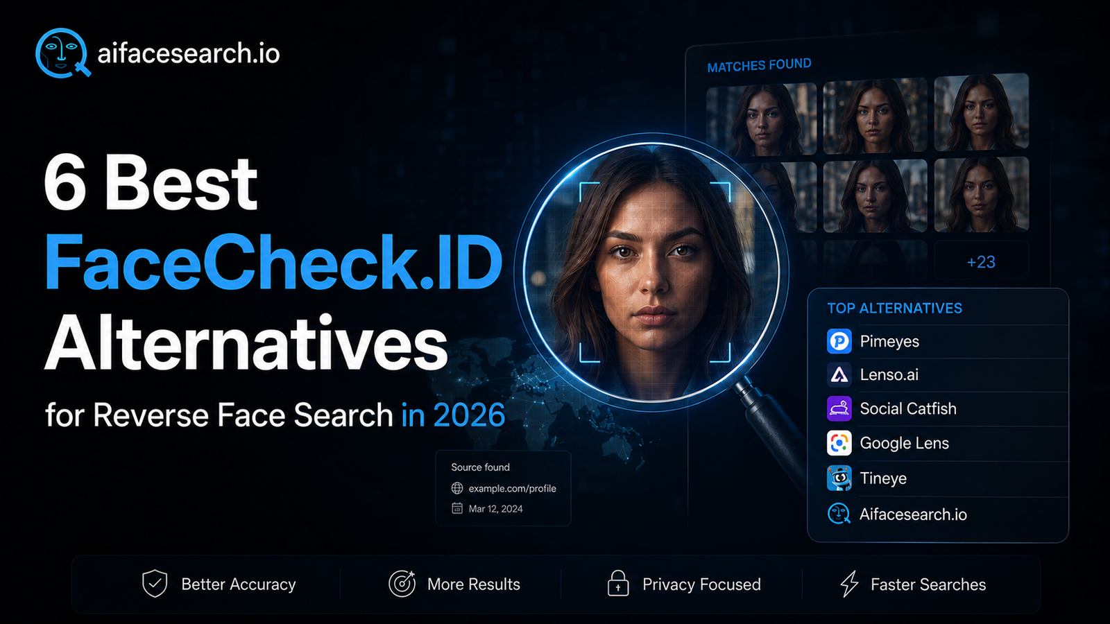 6 Best FaceCheck.ID Alternatives in 2026