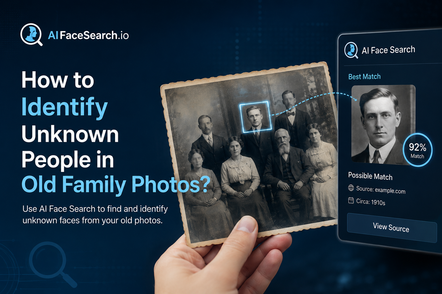 How to Identify Unknown People in Old Family Photos?